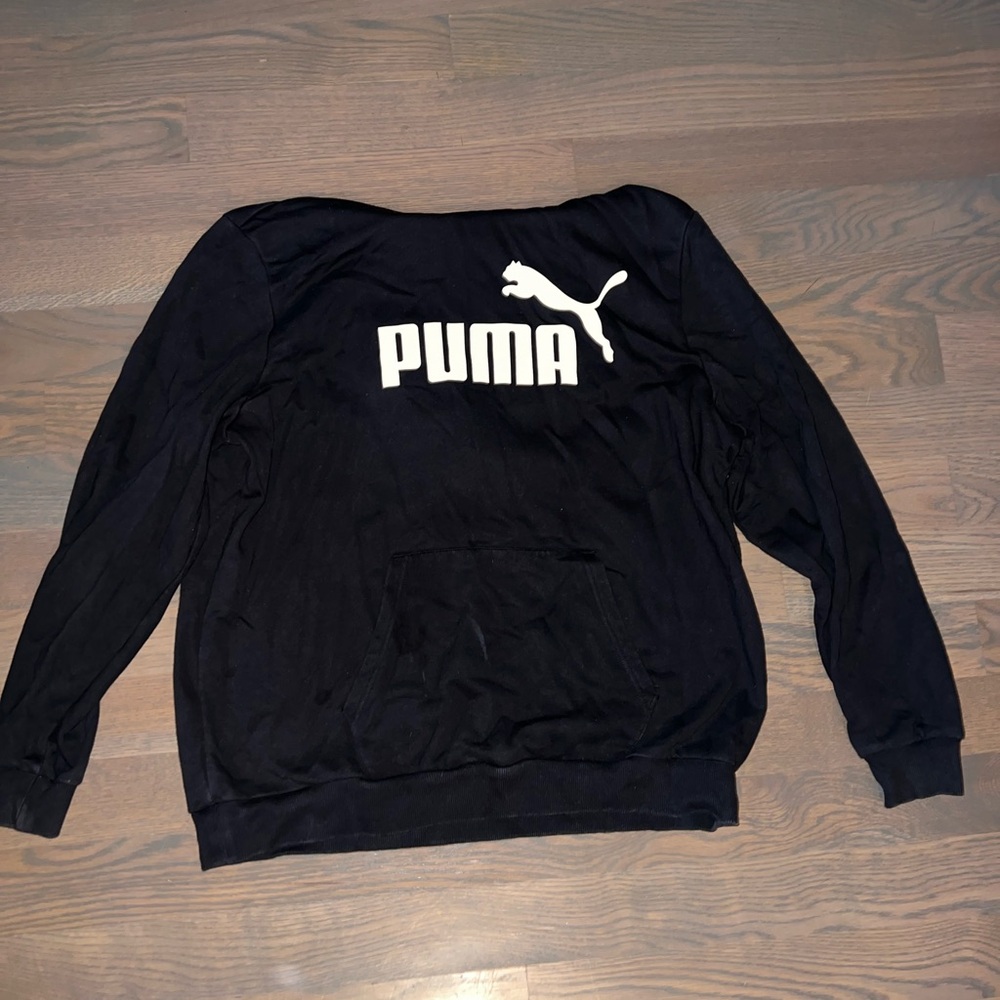 Puma hoodie BLACK. XXL